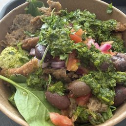 Lamb & Beef gyro bowl! Yum! Lamb & Beef gyro bowl! Yum!