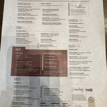Roca & Martillo - Menu for Roca & Martillo - Desserts Near Me - San Antonio, Texas
