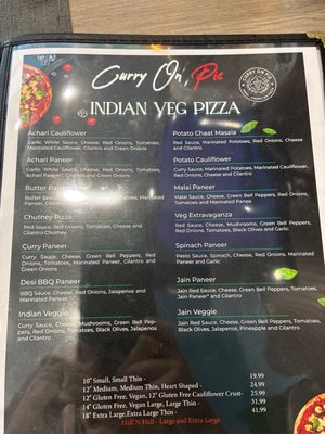 Menu photo 2 Curry On Pie- Indo American Pizza Artesia, CA