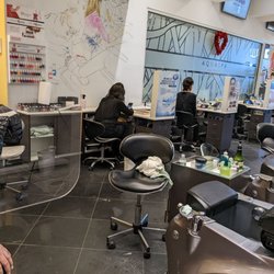AquaSpa Day Spa & Nail Boutique - Super busy.