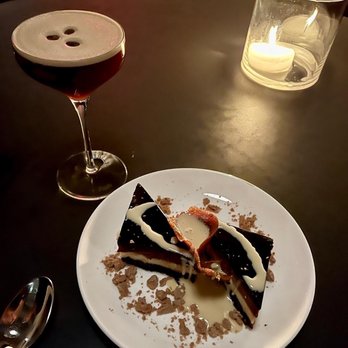 Fanny's - Espresso martini w chocolate torte. Winning combo. - Cocktail Bars Near Me - Los Angeles, California Fanny's - Espresso martini w chocolate torte. Winning combo. - Cocktail Bars Near Me - Los Angeles, California