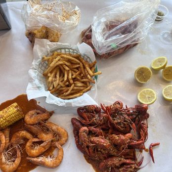 The Boiling Crab - Crawfish Shrimp Cajun Fries - Seafood Near Me - Alhambra, California The Boiling Crab - Crawfish Shrimp Cajun Fries - Seafood Near Me - Alhambra, California