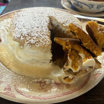 Eggstasy - Pumpkin Cheesecake Pancakes - Breakfast & Brunch Near Me - Chandler, Arizona
