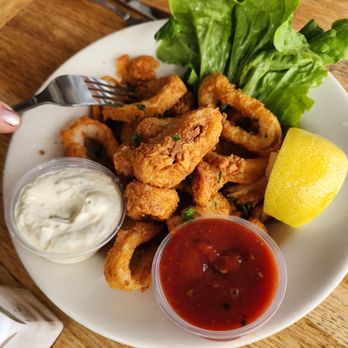 Brophy Bros - Looks good before you touch it with the fork and then it is lights out separating from the batter - Seafood Near Me - Santa Barbara, California Brophy Bros - Looks good before you touch it with the fork and then it is lights out separating from the batter - Seafood Near Me - Santa Barbara, California