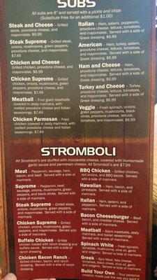 Menu photo 2 Tony's Pizza & Subs Piedmont, SC Menu photo 2 Tony's Pizza & Subs Piedmont, SC