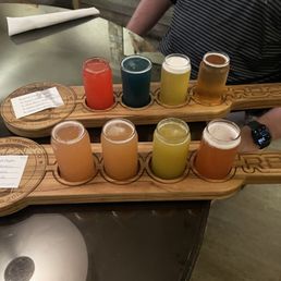 Beer flight! Beer flight!