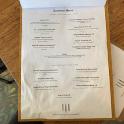Ona Coffee - Summer menu