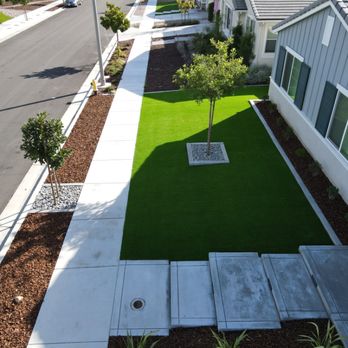 Eagle Landscaping - an aerial view of a residential area - Landscaping Near Me