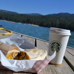Miller's Landing Resort - Now serving Starbucks to go alongside your delicious breakfast!