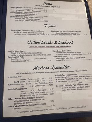Menu photo 3 Sunset Grill Truth or Consequences, NM