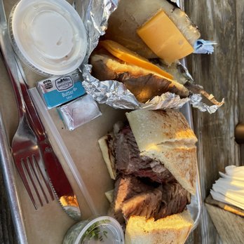 Trail Dust BBQ - Brisket and baked potato - Barbeque Near Me - Morgan Hill, California
