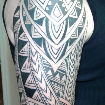 9 Tattoo - Freehand Polynesian based tribal tattoo by Michael Barber - Tattoo Near Me - Roanoke, Virginia 9 Tattoo - Freehand Polynesian based tribal tattoo by Michael Barber - Tattoo Near Me - Roanoke, Virginia