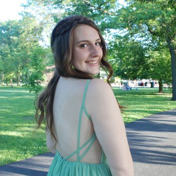 Bustle and Bodice - Backless prom dress which Anna altered to perfection! - Sewing & Alterations Near Me