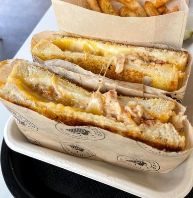 Grater Grilled Cheese by null