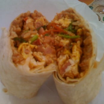 Tio's Tacos - Ham + Egg breakfast burrito - Mexican Near Me - Riverside, California Tio's Tacos - Ham + Egg breakfast burrito - Mexican Near Me - Riverside, California