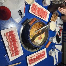 MLBB Hot Pot - Spicy and bone broth with lamb, beef
