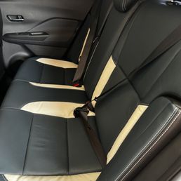 My Nissan Kicks is happy in her new katzkin leather outfit....