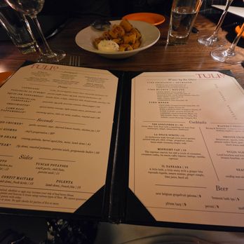 Tulio - Menu - Italian Near Me - Seattle, Washington Tulio - Menu - Italian Near Me - Seattle, Washington