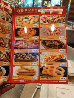 Menu photo 2 Diana Restaurant & Pub Istanbul, 34 Menu photo 2 Diana Restaurant & Pub Istanbul, 34