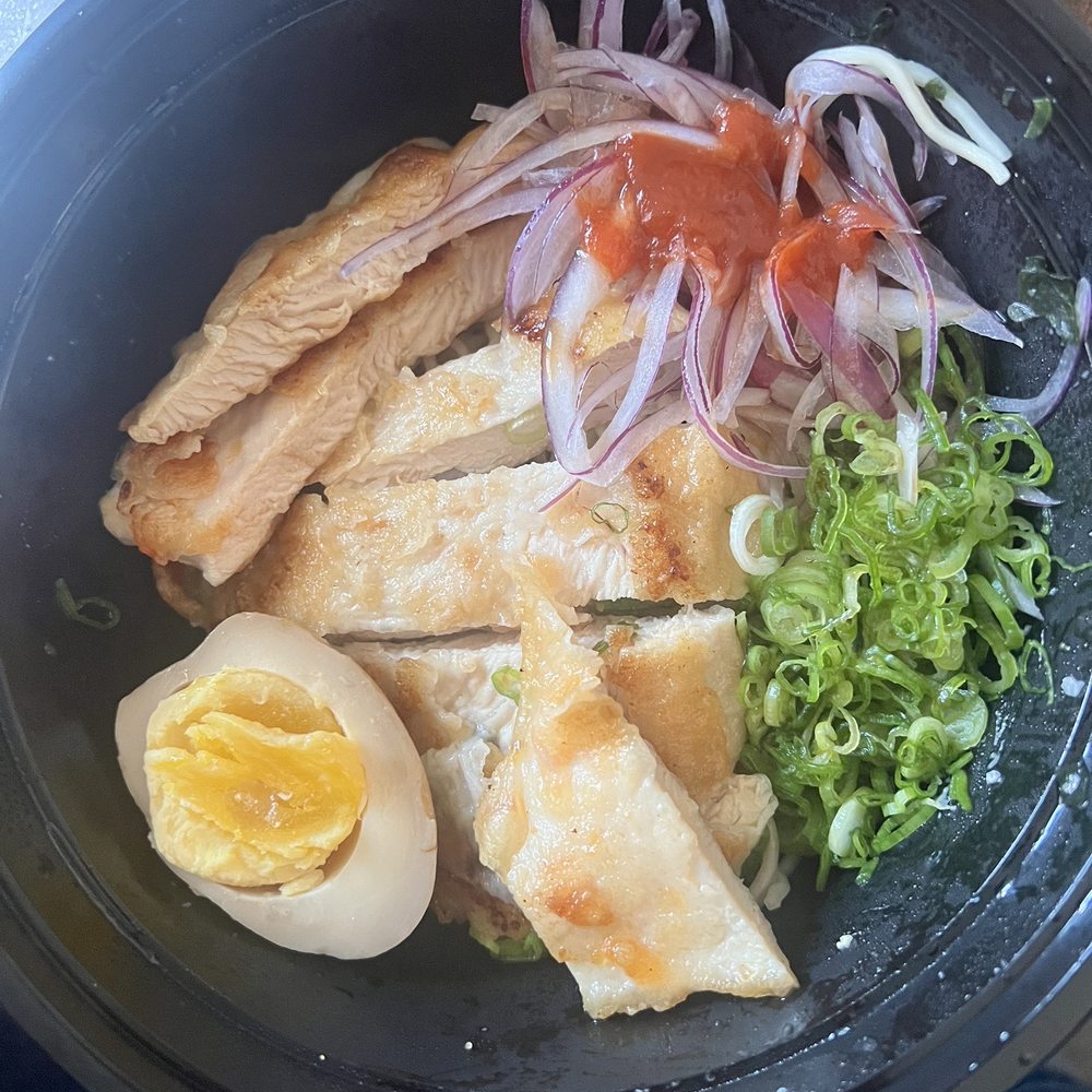 Raku Ramen and Sushi - Red ramen before the broth - Ramen Near Me - Clemmons, North Carolina