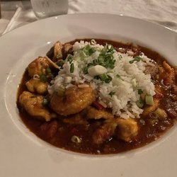 The Copper Pig - New Orleans Jambalaya - Sautéed Shrimp, Chicken and House Made Andouille Sausage in a Spicy Cajun Sauce with Rice