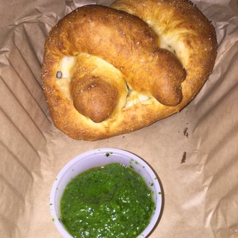 The Malted Barley - Mozzarella and tomato pretzel - Pretzels Near Me - Providence, Rhode Island