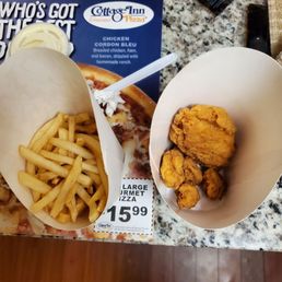 No way this is a full chicken tenders meal!