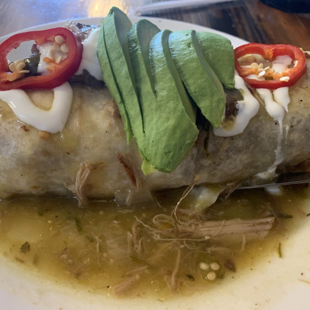 Country Touch Cafe - Chile Verde Breakfast Burrito, with avocado added - Breakfast & Brunch Near Me - Atascadero, California Country Touch Cafe - Chile Verde Breakfast Burrito, with avocado added - Breakfast & Brunch Near Me - Atascadero, California