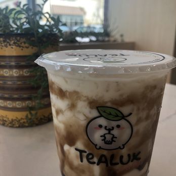 Tealux® Cafe - Honey jasmine milk tea - Bubble Tea Near Me - Norfolk, Virginia