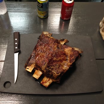 ACA Grill - Our Table's Slab of Beef Ribs. The meat literally fell off the bone it was so tender. - Argentine Near Me - Los Angeles, California ACA Grill - Our Table's Slab of Beef Ribs. The meat literally fell off the bone it was so tender. - Argentine Near Me - Los Angeles, California