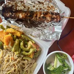Eldric's Pinoy Cooking - Pork bbq, pandit, bitter melon & sinigang