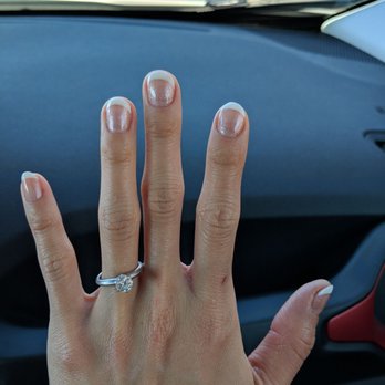 Hair and Now Salon - Gel manicure - French tips. - Hair Salons Near Me - Aurora, Colorado Hair and Now Salon - Gel manicure - French tips. - Hair Salons Near Me - Aurora, Colorado