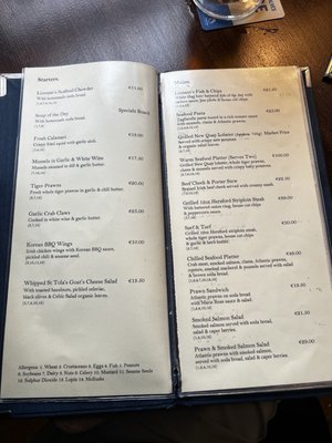 Menu photo 3 Linnane's Lobster Bar New Quay, CE Menu photo 3 Linnane's Lobster Bar New Quay, CE