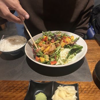 Sushibruce Ya - Poke salad with salmon - Japanese Near Me - Baltimore, Maryland Sushibruce Ya - Poke salad with salmon - Japanese Near Me - Baltimore, Maryland