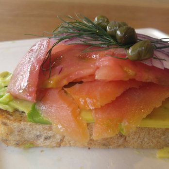 Baba Coffee - Carlsbad - Lox Californian over Gluten Free Toast - Coffee & Tea Near Me - Carlsbad, California Baba Coffee - Carlsbad - Lox Californian over Gluten Free Toast - Coffee & Tea Near Me - Carlsbad, California