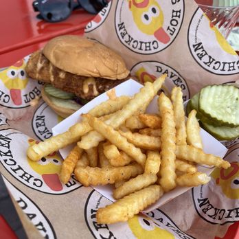 Dave's Hot Chicken - Dave's #4 1 Slider with Fries - Chicken Shop Near Me - Sparks, Nevada Dave's Hot Chicken - Dave's #4 1 Slider with Fries - Chicken Shop Near Me - Sparks, Nevada