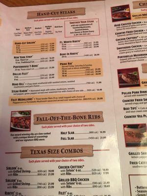 Menu photo 1 Texas Roadhouse Florence, AL Menu photo 1 Texas Roadhouse Florence, AL