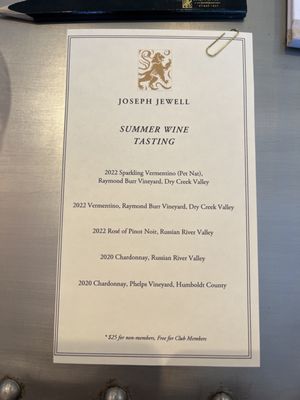 Joseph Jewell Wines by null
