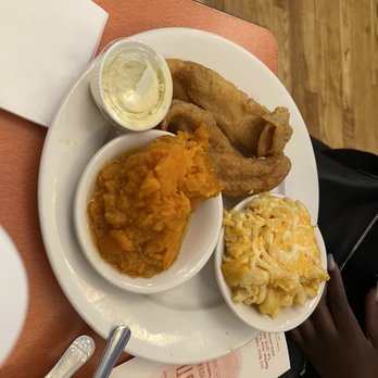 Amy Ruth's - "Fried Catfish" Homemade Candied Yams and Homemade Baked Macaroni and Cheese - Southern Near Me - New York, New York