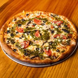 Nautical Brews Pizza & Tap House - New pesto veggie pizza