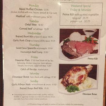 Tanaka Saimin - Daily specials for the week - Japanese Near Me - Honolulu, Hawaii