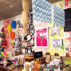 Collected - Entrance to the shop - so bright!