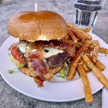 The Waterfront Grill - The Angus Burger was delicious. The Parmesan garlic fries are so good! - American Near Me - National City, California The Waterfront Grill - The Angus Burger was delicious. The Parmesan garlic fries are so good! - American Near Me - National City, California
