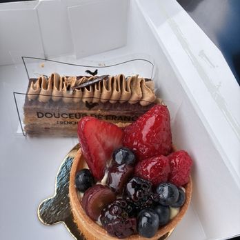 Douceur de France - Fruit tart and Chocolate cake - Bakeries Near Me - Marietta, Georgia Douceur de France - Fruit tart and Chocolate cake - Bakeries Near Me - Marietta, Georgia