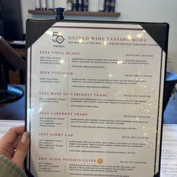 Wine Tasting Menu Wine Tasting Menu