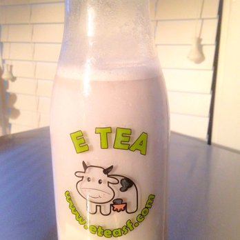 E Tea - My tea when I bought it home unopened. See how the foam disappeared and it would be nice to have more drink filled in instead. - Bubble Tea Near Me - San Francisco, California E Tea - My tea when I bought it home unopened. See how the foam disappeared and it would be nice to have more drink filled in instead. - Bubble Tea Near Me - San Francisco, California