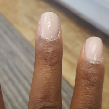 Ebony Nail Salon - Look at the lint! Yes! There is actually LINT on my nails. A hot mess.... - Nail Technicians Near Me - Sacramento, California Ebony Nail Salon - Look at the lint! Yes! There is actually LINT on my nails. A hot mess.... - Nail Technicians Near Me - Sacramento, California