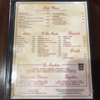 Las Mananitas - Menu - Tex-Mex Near Me - Katy, Texas