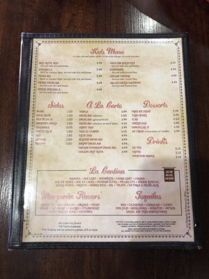 Menu photo 2 Las Mananitas Katy, TX
