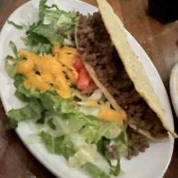 One Beef Taco & One Cheese Enchilada